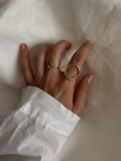 Bagues-EASY-CLOTHES Bague Adrya - doréeEasy Clothes Dorée