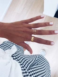 Bagues-EASY-CLOTHES Bague Betho - doréeEasy Clothes Dorée