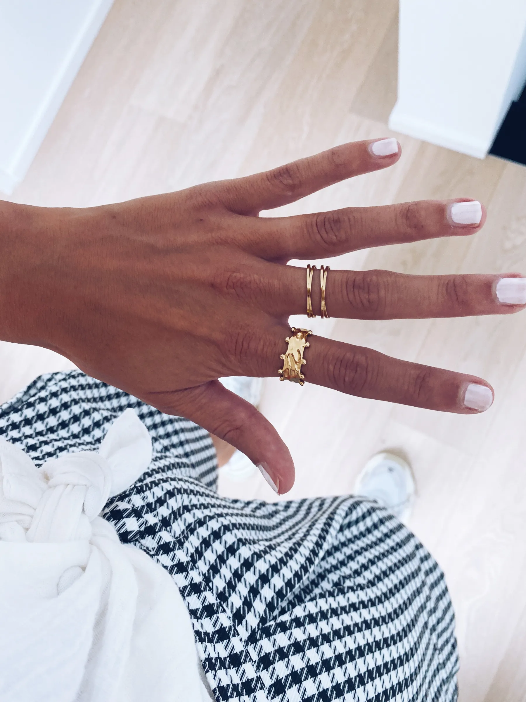 Bagues-EASY-CLOTHES Bague Betho - doréeEasy Clothes Dorée