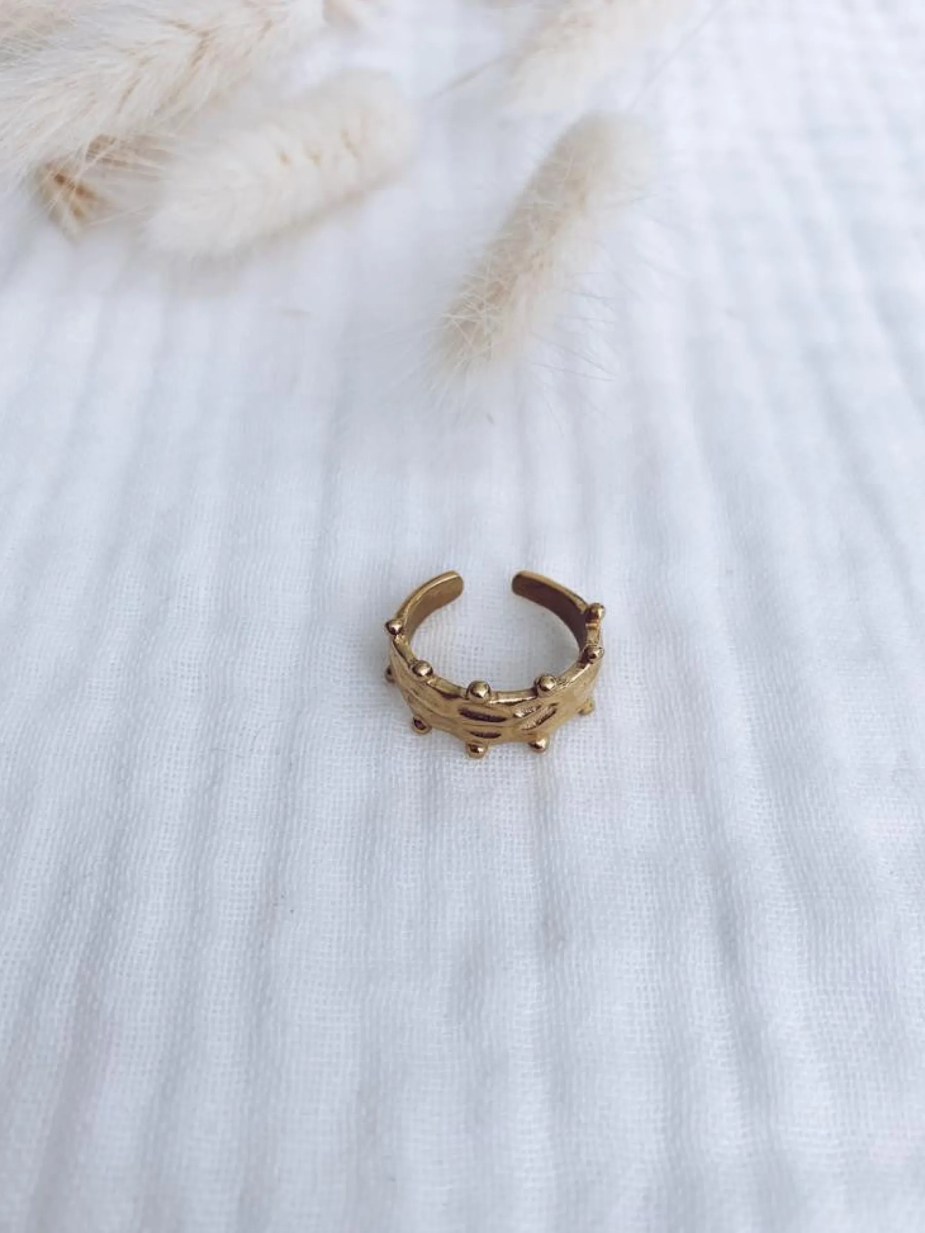 Bagues-EASY-CLOTHES Bague Betho - doréeEasy Clothes Dorée