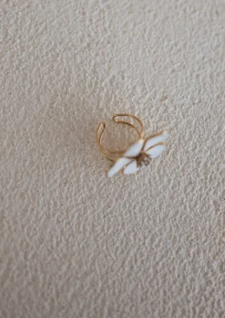 Bagues-EASY-CLOTHES Bague Blum Dorée | Avec Feur | Bijoux Easy Clothes Dorée       