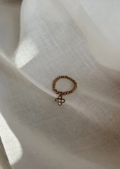 Bagues-EASY-CLOTHES Bague Cross dorée | Bague en croix | Ready-to-wear online | Easy Clothes Dorée       