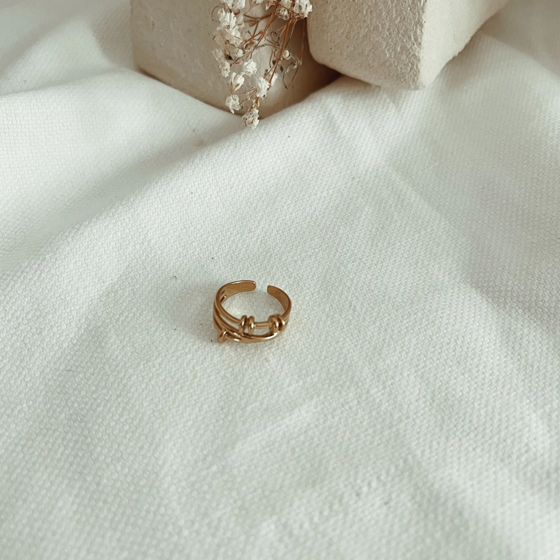 Bagues-EASY-CLOTHES Bague Daria - doréeEasy Clothes Dorée