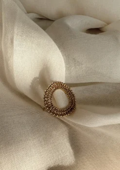Bagues-EASY-CLOTHES Bague Dasou dorée | Bague ronde tressée | Prêt-à-porter en ligne | Easy Clothes Dorée