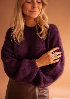 Bagues-EASY-CLOTHES Bague Egor Dorée - Forme de Fleur - AjustableEasy Clothes Dorée