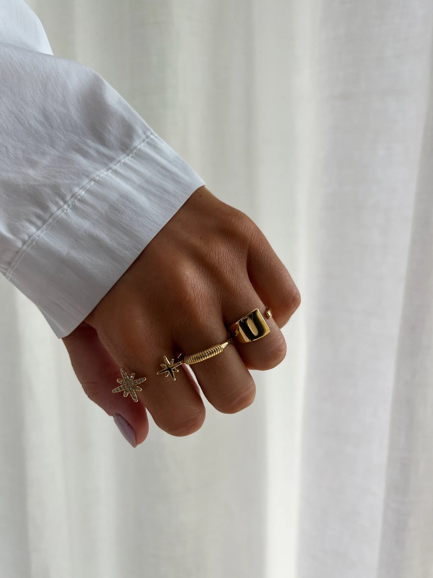 Bagues-EASY-CLOTHES Bague Liris - doréeEasy Clothes Dorée