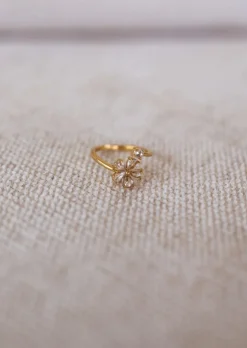 Bagues-EASY-CLOTHES Bague Rilla dorée | Bague effet diamants | Prêt-à-porter en ligne | Easy Clothes Dorée       