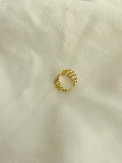 Bagues-EASY-CLOTHES Bague Ural - doré et briqueEasy Clothes Doré et brique