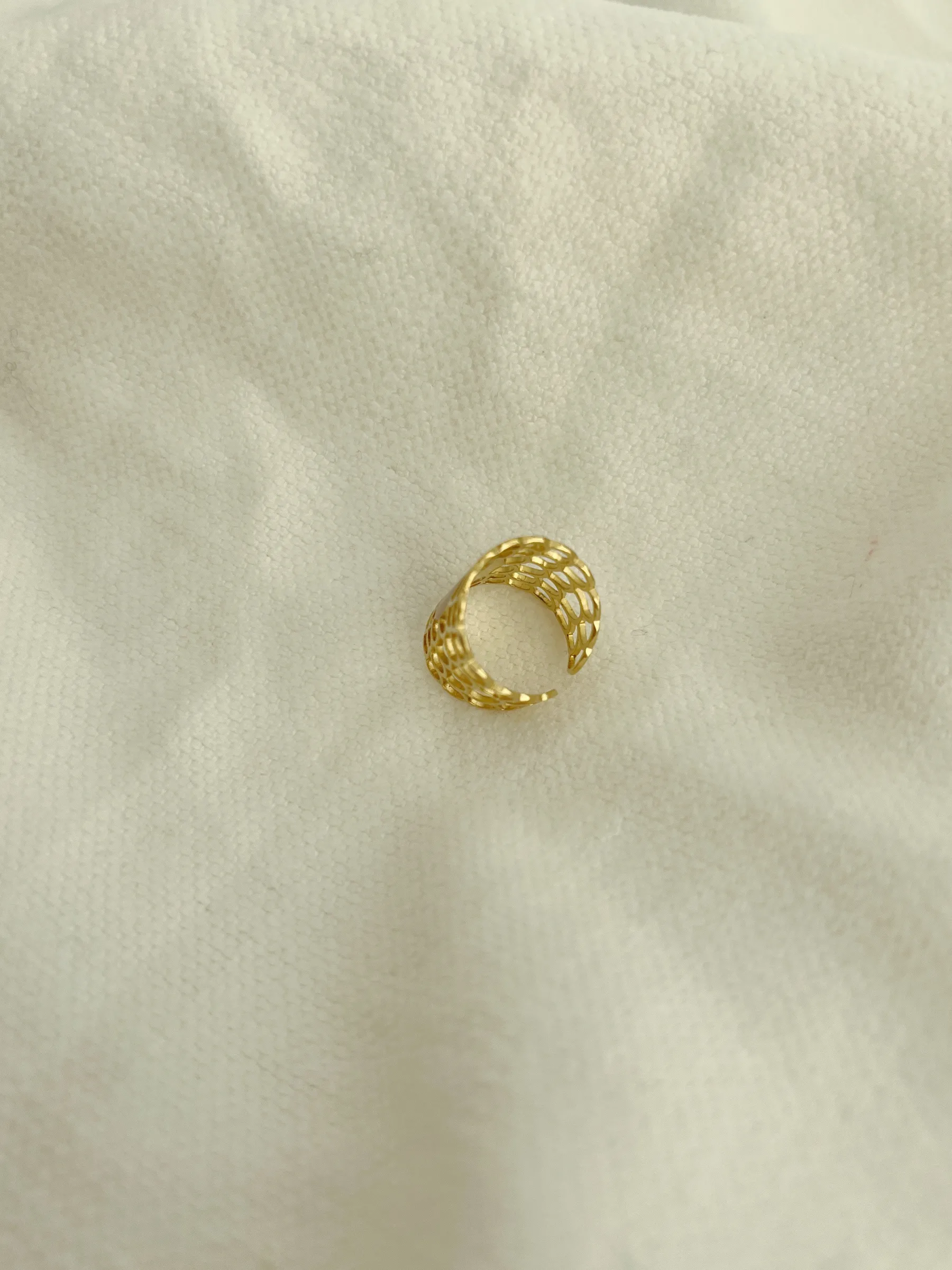 Bagues-EASY-CLOTHES Bague Ural - doré et briqueEasy Clothes Doré et brique