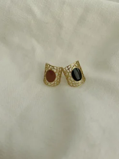 Bagues-EASY-CLOTHES Bague Ural - doré et briqueEasy Clothes Doré et brique