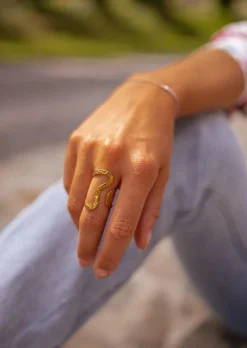 Bagues-EASY-CLOTHES Bague Zazy - Dorée - Originale & Moderne - Easy Clothes Dorée