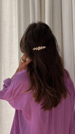 Accessoires Cheveux-EASY-CLOTHES Barrette Maura - doréeEasy Clothes Dorée