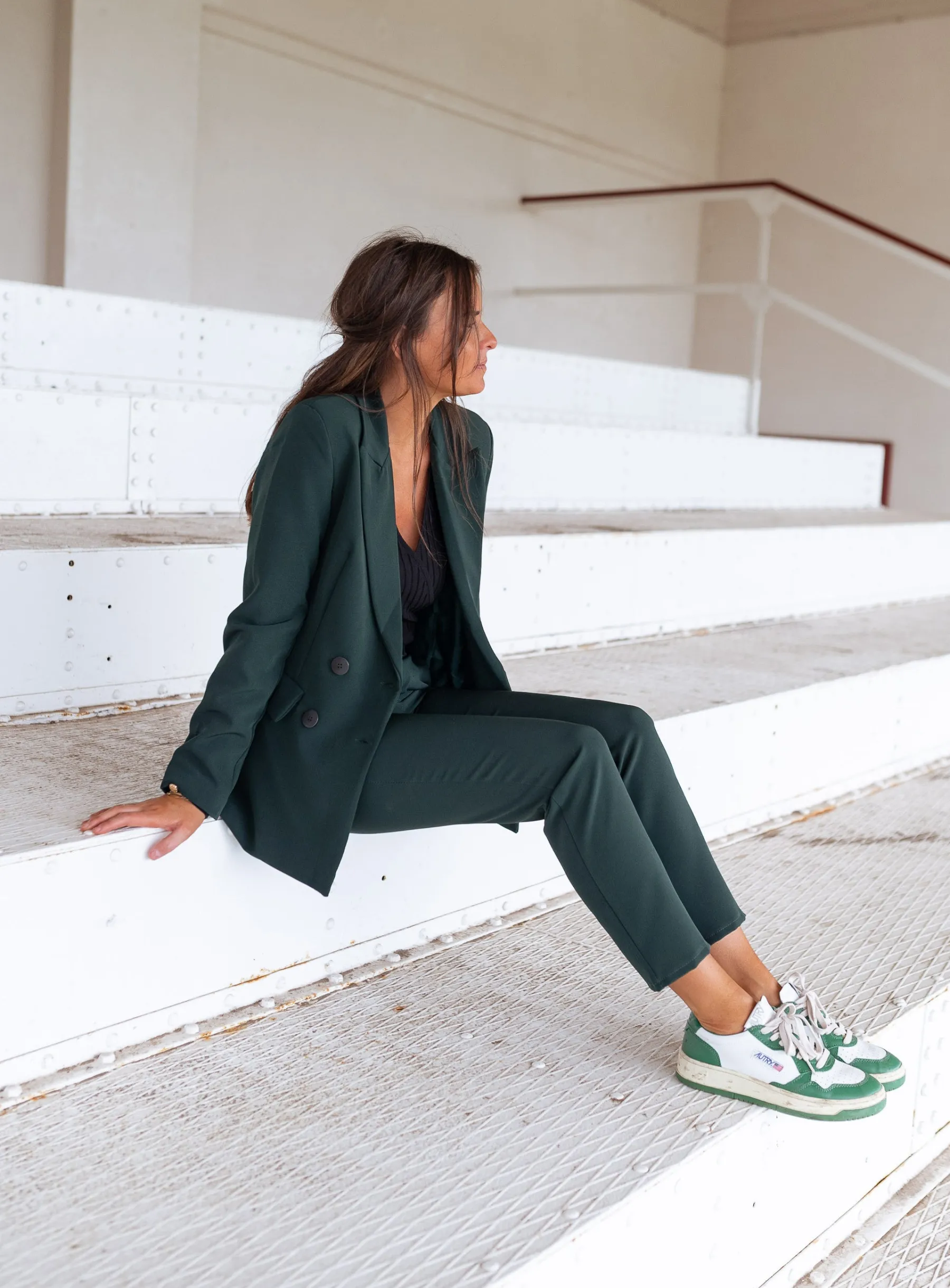 Blazers-EASY-CLOTHES Blazer Faith - vert bouteilleEasy Clothes Vert bouteille