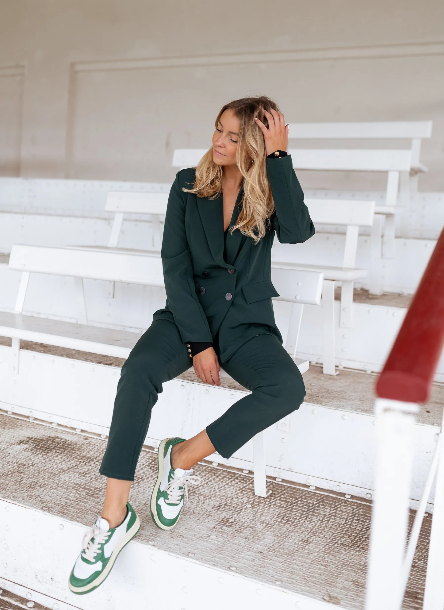 Blazers-EASY-CLOTHES Blazer Faith - vert bouteilleEasy Clothes Vert bouteille