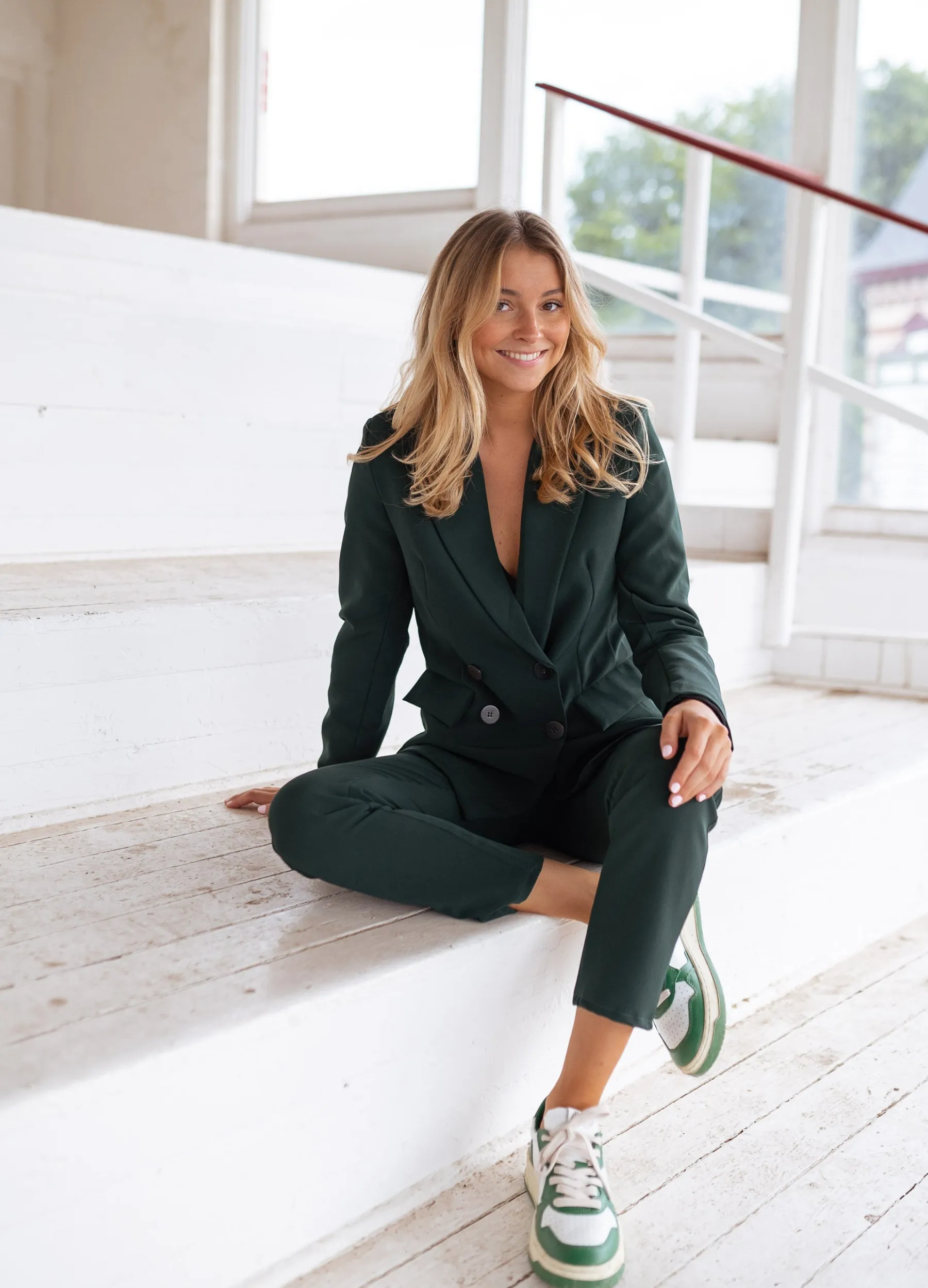 Blazers-EASY-CLOTHES Blazer Faith - vert bouteilleEasy Clothes Vert bouteille