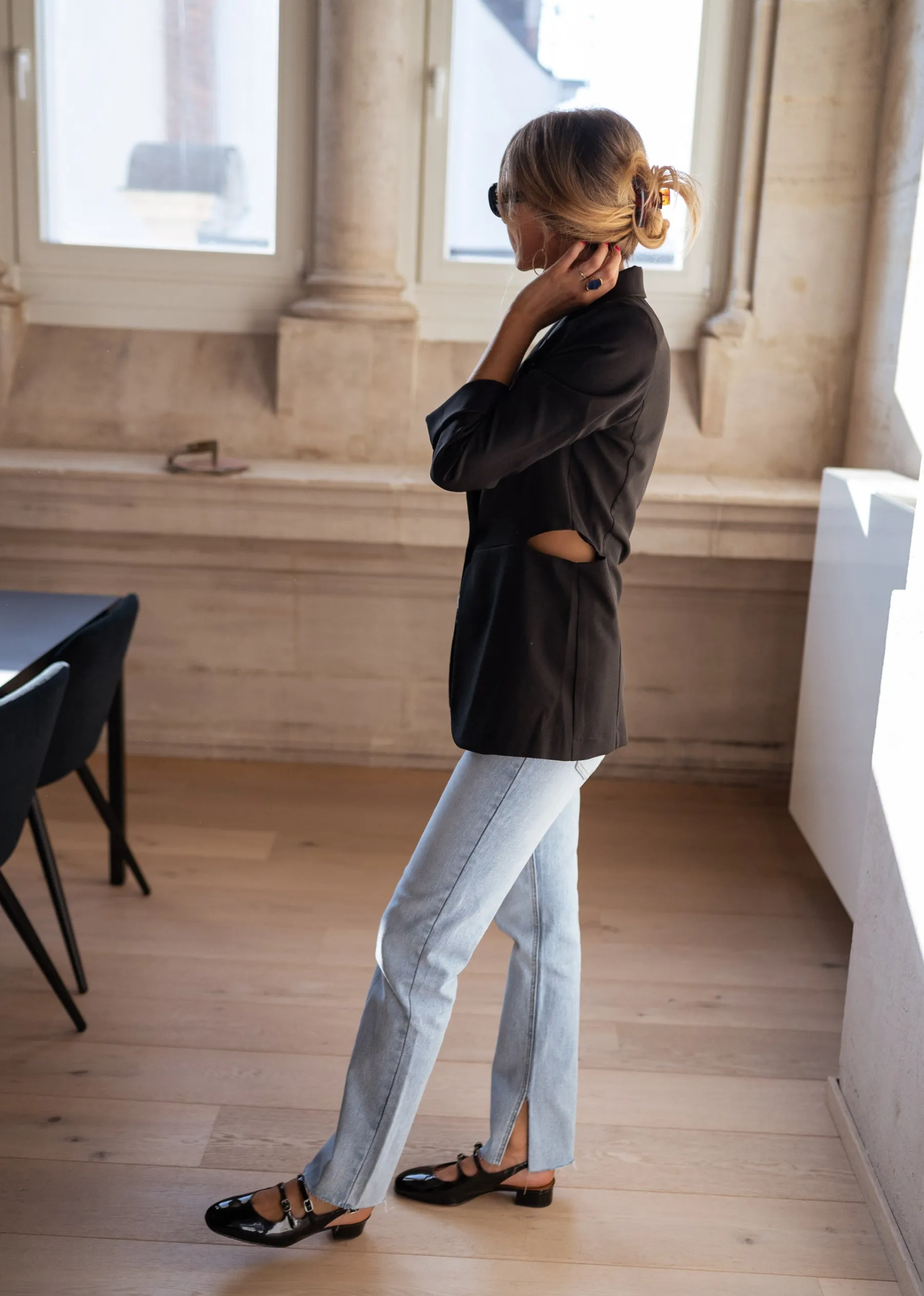 Blazers-EASY-CLOTHES Blazer Ophélie - CREATION - NoirEasy Clothes Noir