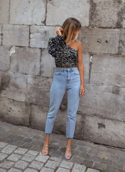 Chemisiers & Blouses-EASY-CLOTHES Blouse Albane - à paillettesEasy Clothes À paillettes