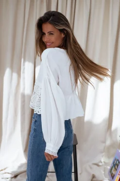 Chemisiers & Blouses-EASY-CLOTHES Blouse Aldo - écrueEasy Clothes Écrue       