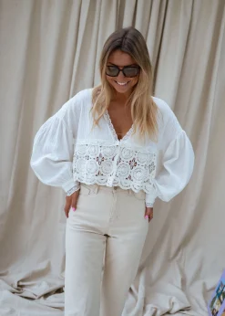 Chemisiers & Blouses-EASY-CLOTHES Blouse Aldo - écrueEasy Clothes Écrue