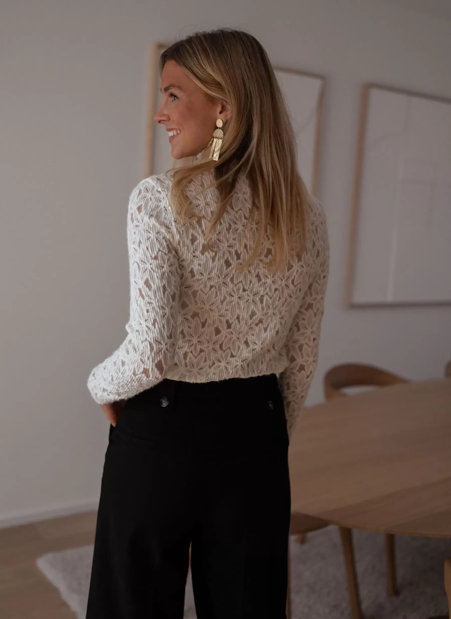 Chemisiers & Blouses-EASY-CLOTHES Blouse Anais - écrueEasy Clothes Écrue