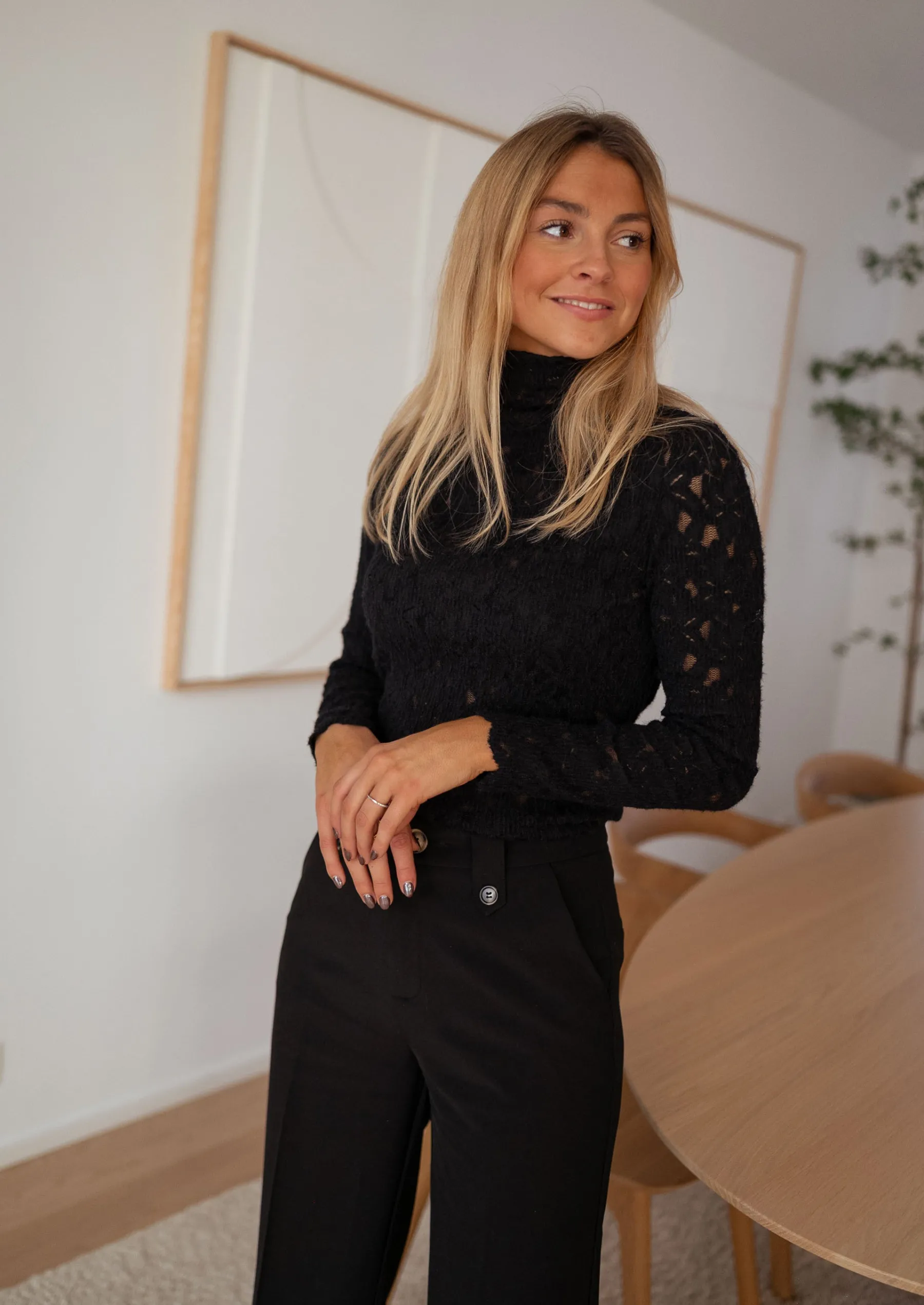 Chemisiers & Blouses-EASY-CLOTHES Blouse Anais - noireEasy Clothes Noire