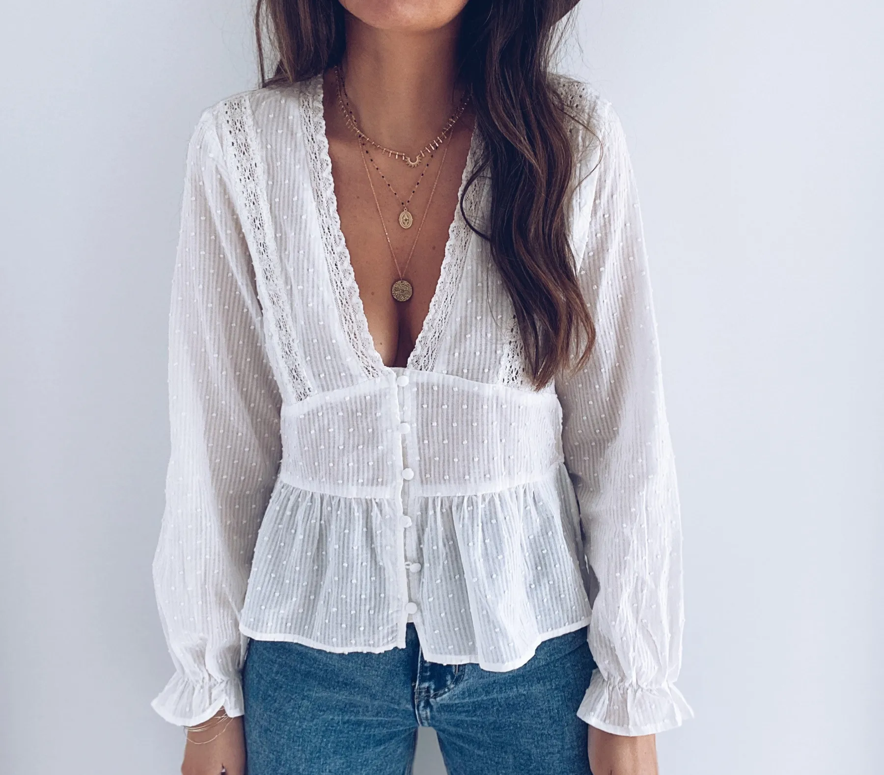 Chemisiers & Blouses-EASY-CLOTHES Blouse Anouk - blancheEasy Clothes Blanche