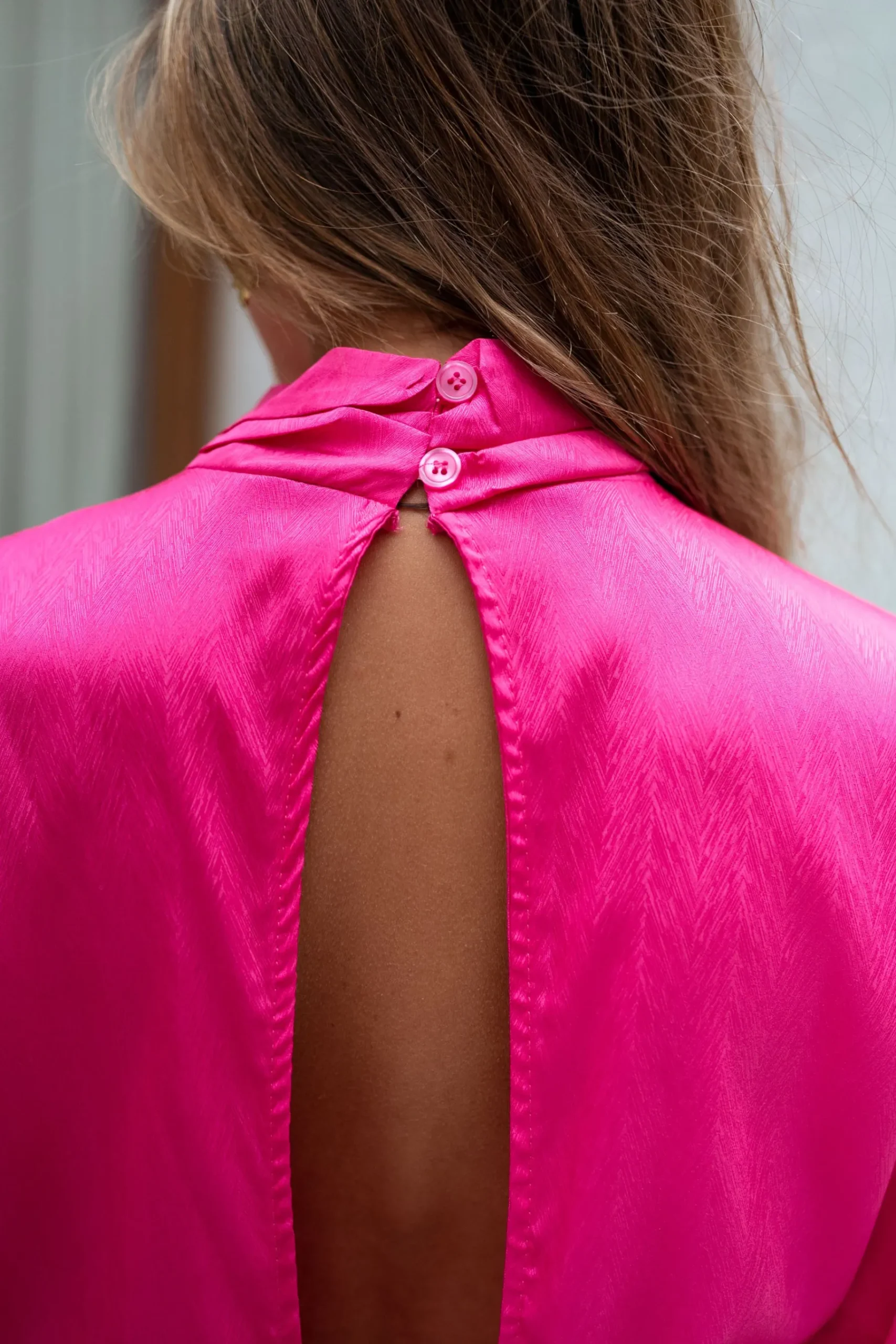 Chemisiers & Blouses-EASY-CLOTHES Blouse Ariel - roseEasy Clothes Rose