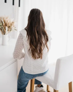 Chemisiers & Blouses-EASY-CLOTHES Blouse Armane - blancheEasy Clothes Blanche       