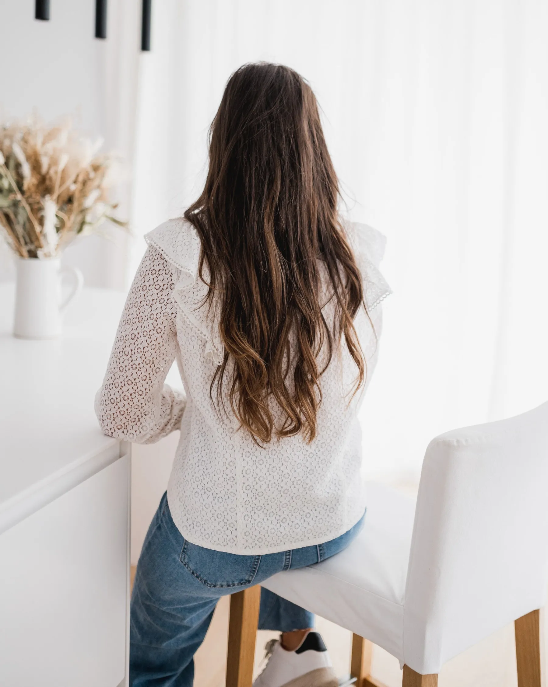 Chemisiers & Blouses-EASY-CLOTHES Blouse Armane - blancheEasy Clothes Blanche