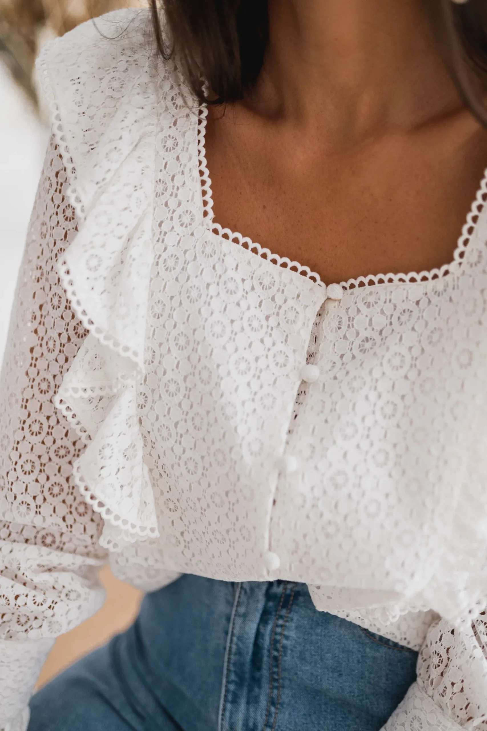 Chemisiers & Blouses-EASY-CLOTHES Blouse Armane - blancheEasy Clothes Blanche