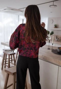 Chemisiers & Blouses-EASY-CLOTHES Blouse Catherine - à fleursEasy Clothes À fleurs       