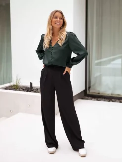 Chemisiers & Blouses-EASY-CLOTHES Blouse Daina - verteEasy Clothes Verte