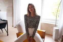 Chemisiers & Blouses-EASY-CLOTHES Blouse Danis - léopardEasy Clothes Léopard
