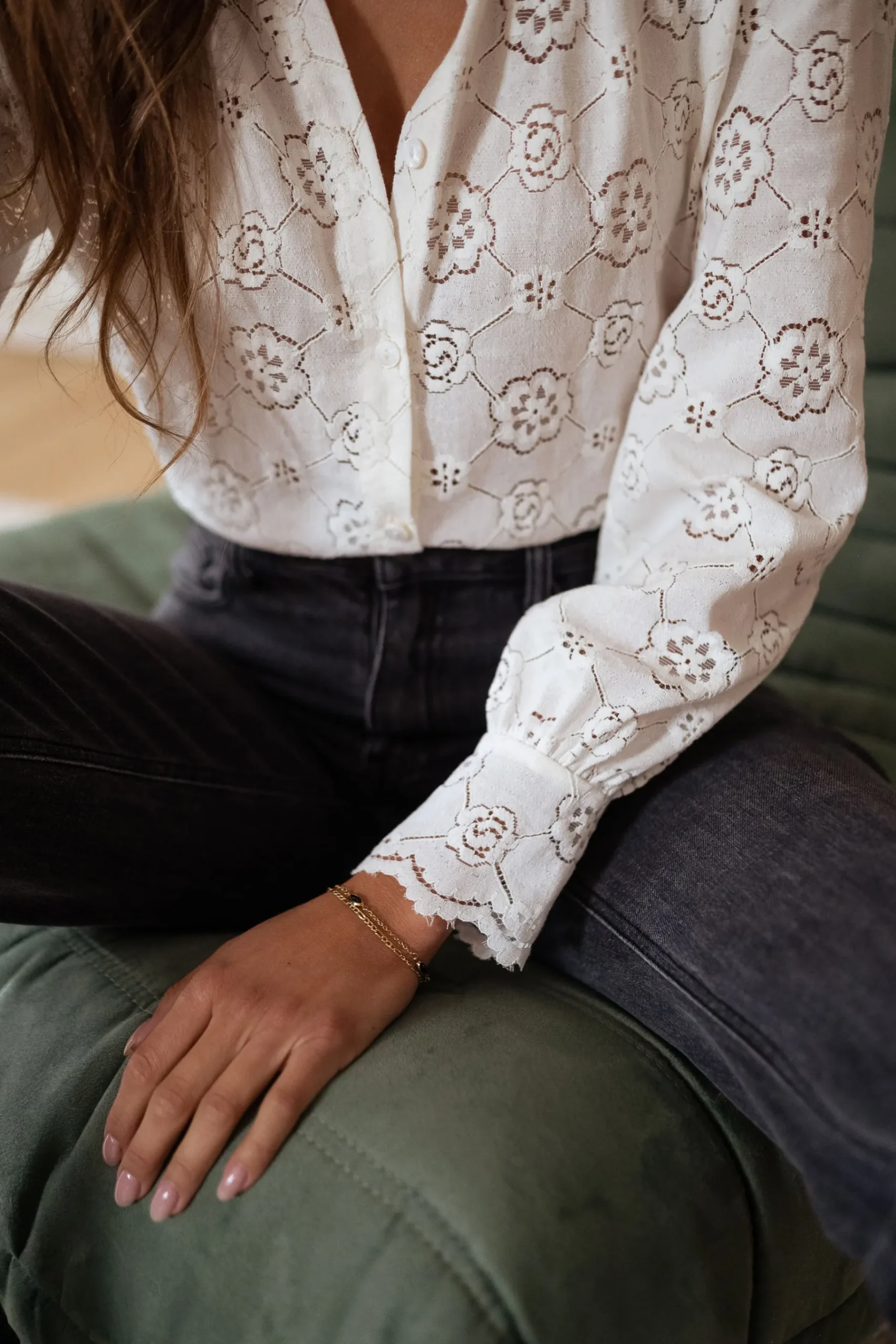 Chemisiers & Blouses-EASY-CLOTHES Blouse Dean - écrueEasy Clothes Écrue