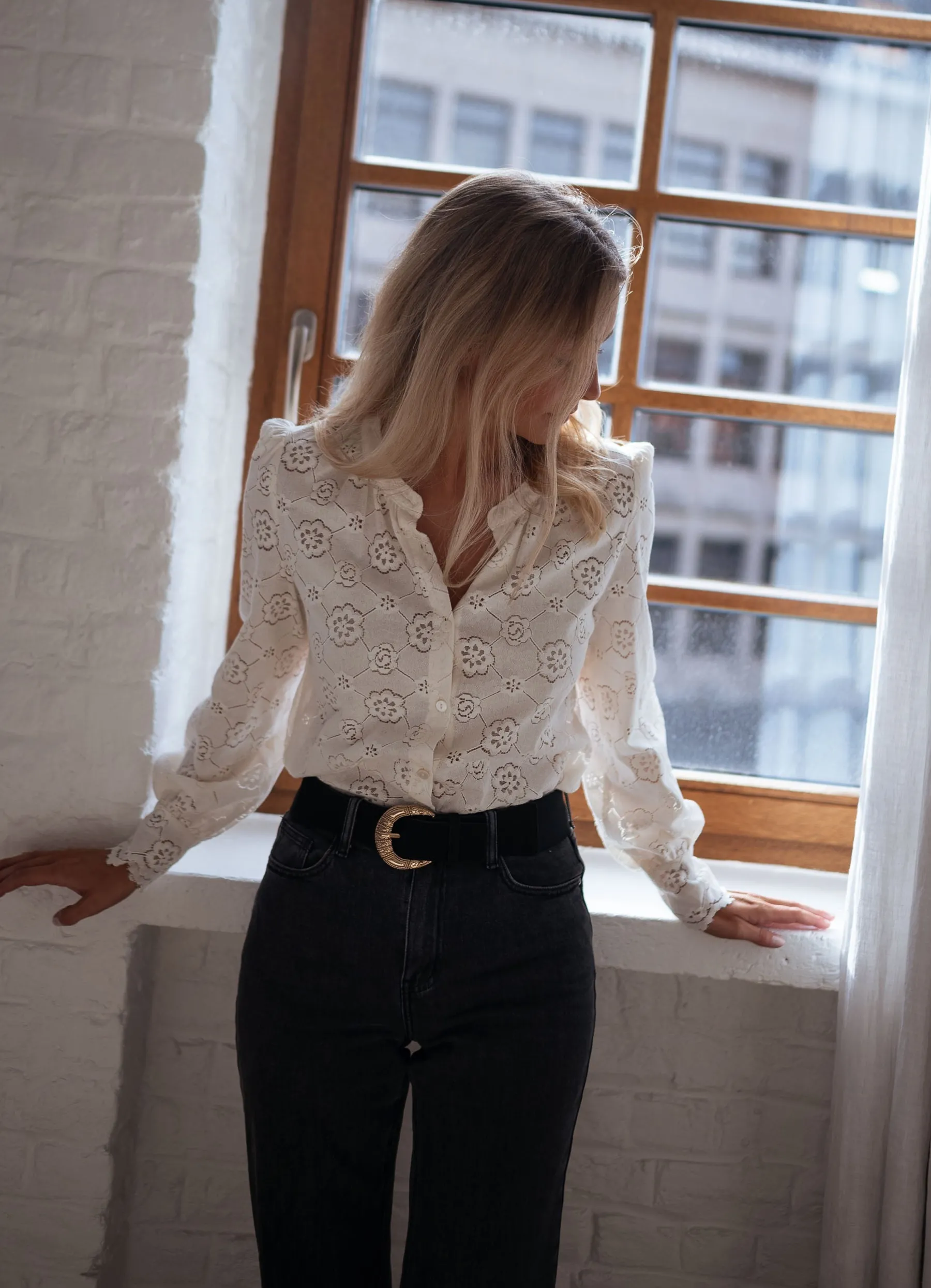 Chemisiers & Blouses-EASY-CLOTHES Blouse Dean - écrueEasy Clothes Écrue