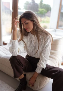 Chemisiers & Blouses-EASY-CLOTHES Blouse Emma - écrueEasy Clothes Écrue       