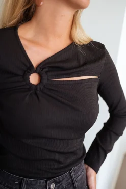 Chemisiers & Blouses-EASY-CLOTHES Blouse Evy - noireEasy Clothes Noire