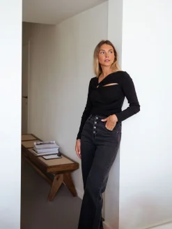 Chemisiers & Blouses-EASY-CLOTHES Blouse Evy - noireEasy Clothes Noire