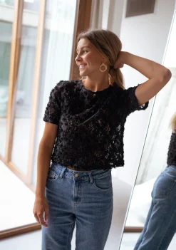 Chemisiers & Blouses-EASY-CLOTHES Blouse Fama - noireEasy Clothes Noire