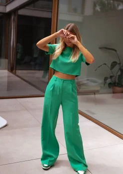 Chemisiers & Blouses-EASY-CLOTHES Blouse Felyse - verteEasy Clothes Verte