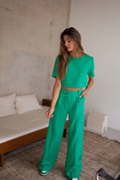 Chemisiers & Blouses-EASY-CLOTHES Blouse Felyse - verteEasy Clothes Verte