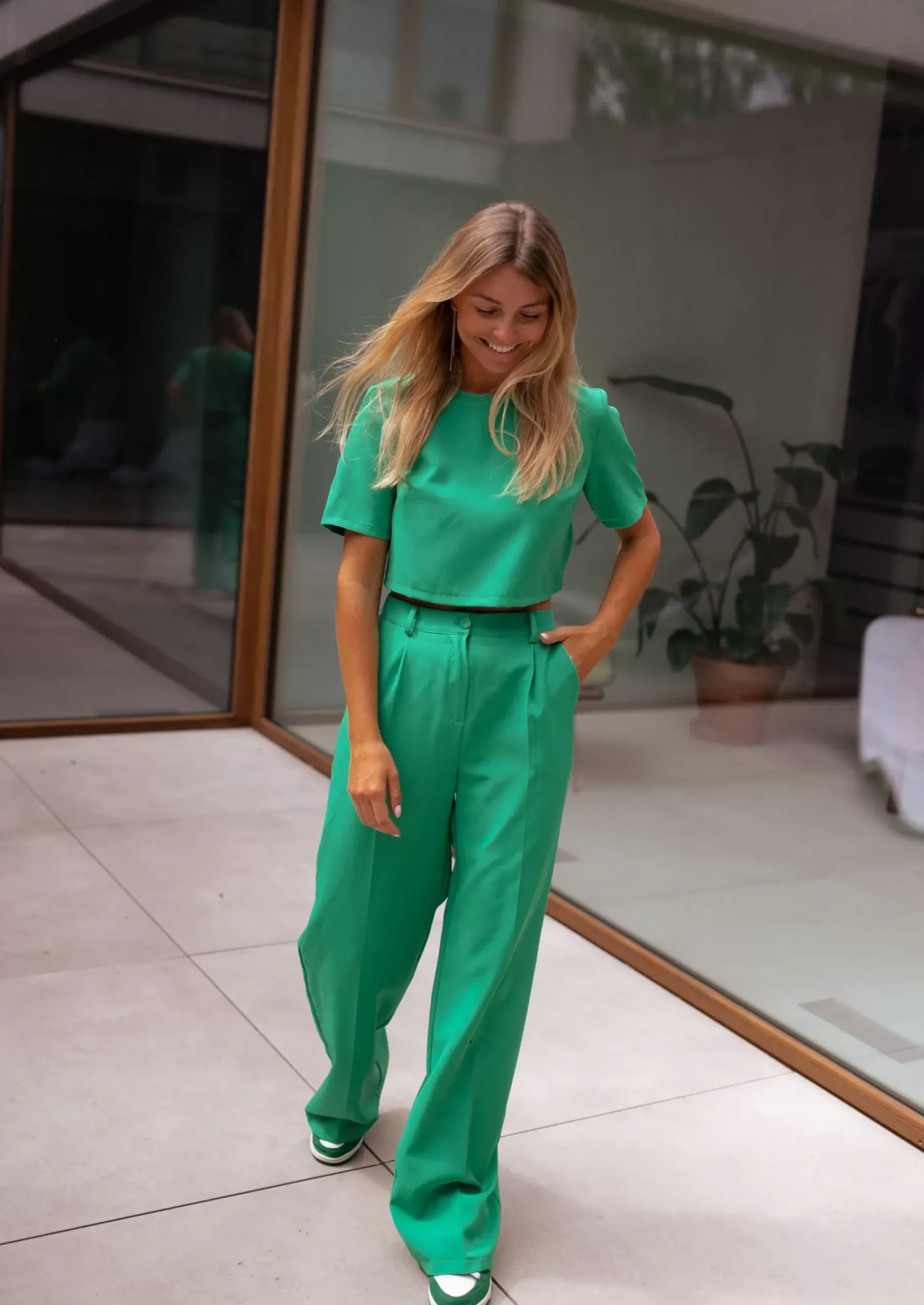 Chemisiers & Blouses-EASY-CLOTHES Blouse Felyse - verteEasy Clothes Verte