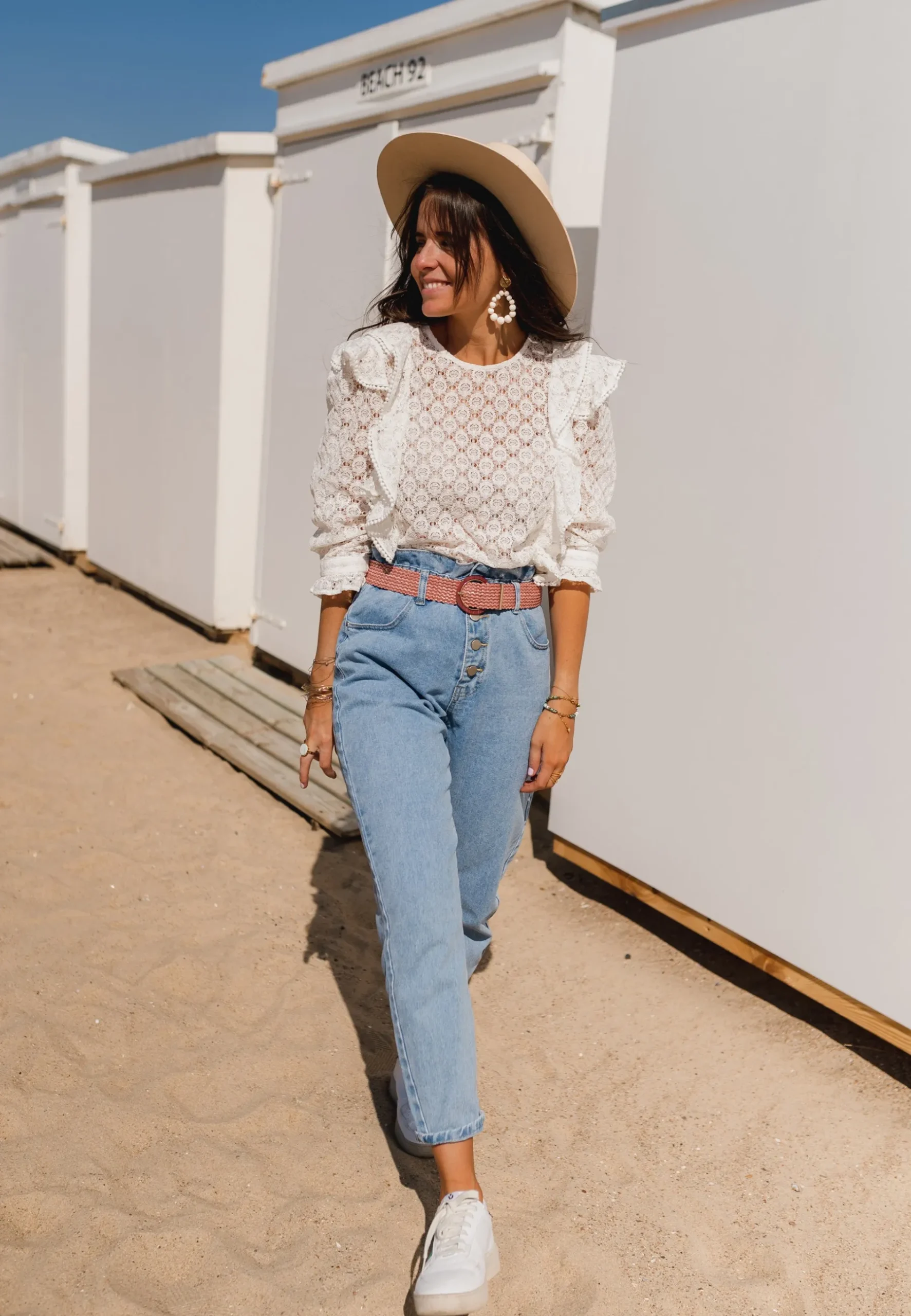 Chemisiers & Blouses-EASY-CLOTHES Blouse Filly - blancheEasy Clothes Blanche