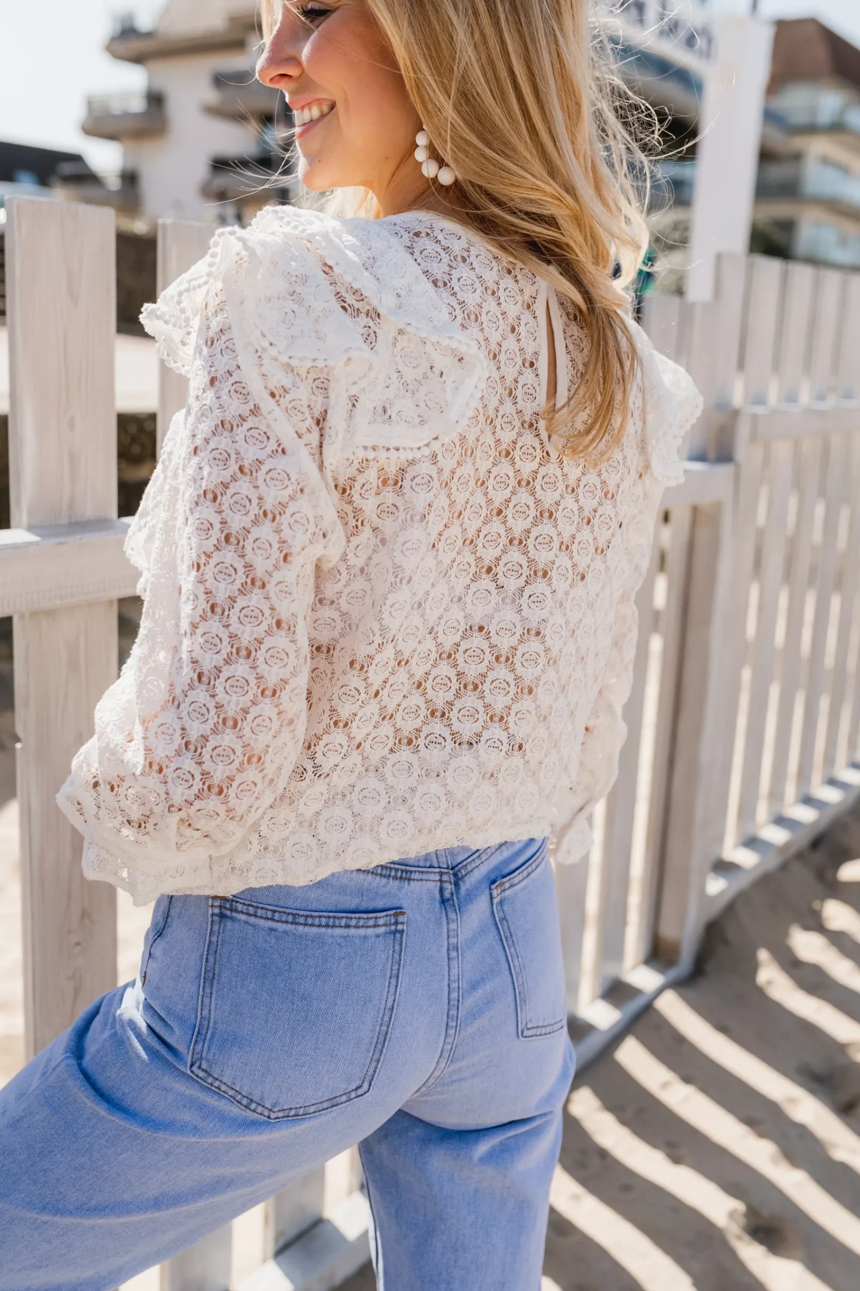 Chemisiers & Blouses-EASY-CLOTHES Blouse Filly - blancheEasy Clothes Blanche