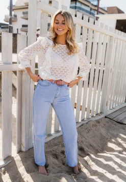 Chemisiers & Blouses-EASY-CLOTHES Blouse Filly - blancheEasy Clothes Blanche