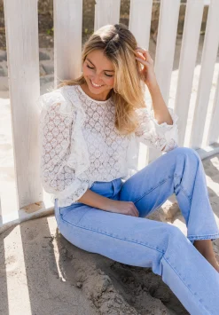 Chemisiers & Blouses-EASY-CLOTHES Blouse Filly - blancheEasy Clothes Blanche