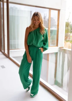 Chemisiers & Blouses-EASY-CLOTHES Blouse Hortense - verteEasy Clothes Verte