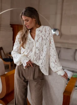 Chemisiers & Blouses-EASY-CLOTHES Blouse Jade - écrueEasy Clothes Écrue