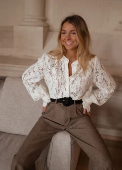 Chemisiers & Blouses-EASY-CLOTHES Blouse Jade - écrueEasy Clothes Écrue
