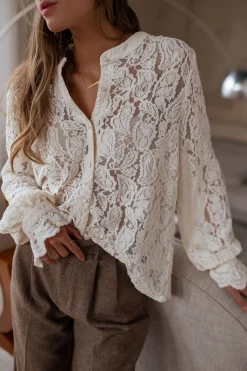 Chemisiers & Blouses-EASY-CLOTHES Blouse Jade - écrueEasy Clothes Écrue